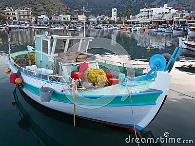 Elounda Crete Greece Editorial Stock Photo