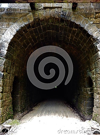 Alcoves of the Wilton Tunnel Stock Photo