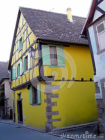 Elsass - Berkheim 18 Stock Photo