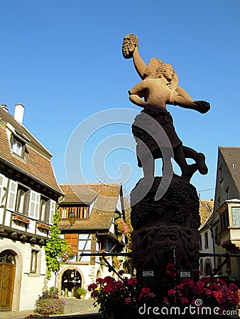 Elsass - Berkheim 14 Stock Photo