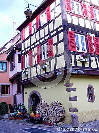 Elsass - Berkheim 1 Stock Photo