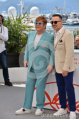 Elton John & David Furnish Editorial Stock Photo