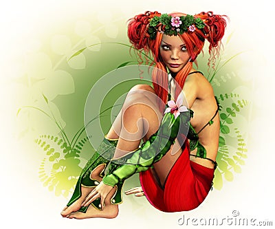 Elven Maiden Stock Photo