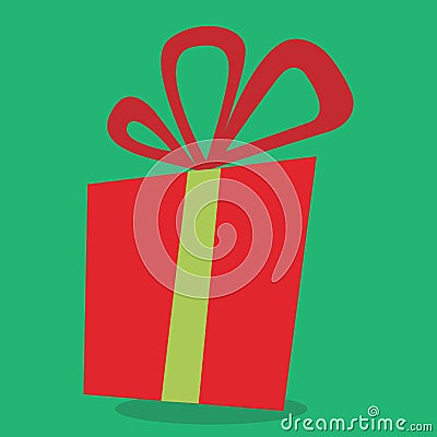 elves girl gift red 09 Vector Illustration