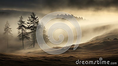 Soft Atmospheric Landscape Photograph By Billy J Robertson Stock Photo