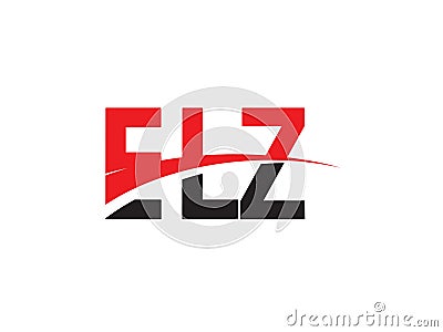 ELZ Letter Initial Logo Design Vector Illustration Vector Illustration