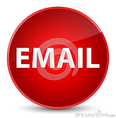 Email elegant red round button Cartoon Illustration