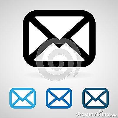 Email icon great for any use. Vector EPS10. Vector Illustration