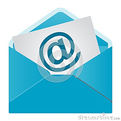 Email icon isolated Vector Illustration