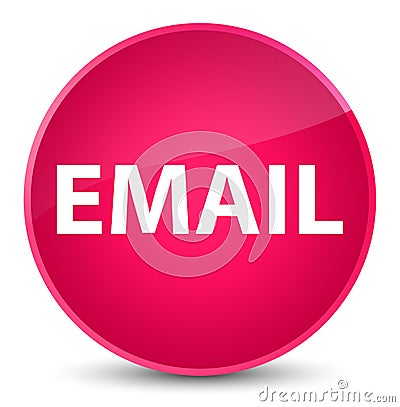 Email elegant pink round button Cartoon Illustration