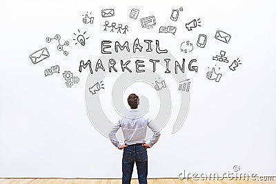 Email marketing Stock Photo
