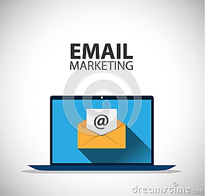 Email Marketing Vector Illustration