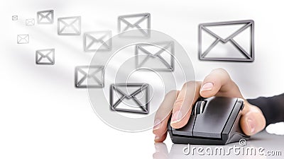 Email marketing Stock Photo