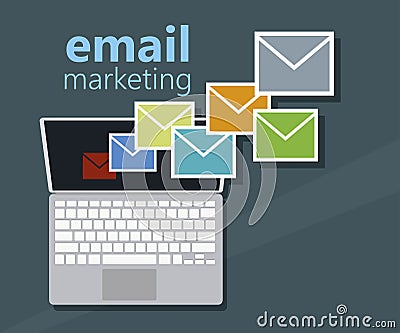 Email marketing Vector Illustration