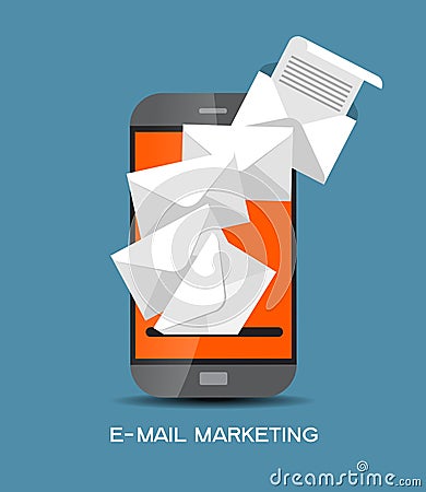 Email marketing template Vector Illustration