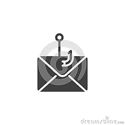 Email phishing vector icon Vector Illustration