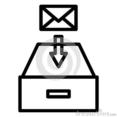 Email received Isolated Vector Icon which can easily modify Vector Illustration