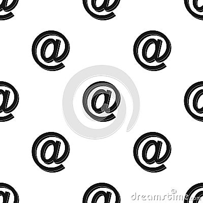 Email symbol.Mail and postman single icon in black style vector symbol stock illustration web. Vector Illustration