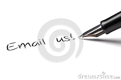 Email Us! Stock Photo