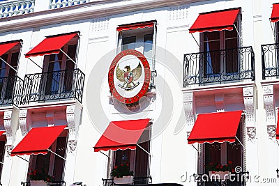 Embassy of the Republic of Indonesia Editorial Stock Photo