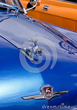 The emblem of the car GAS Editorial Stock Photo