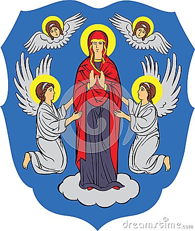 Emblem of Minsk, Belarus Vector Illustration