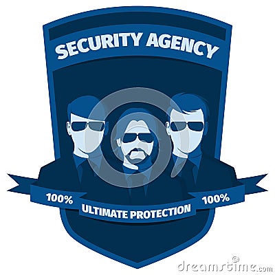 Emblem for security agency Vector Illustration