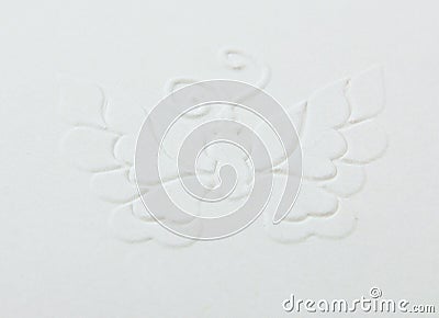 Embossed Butterfly Stock Photo