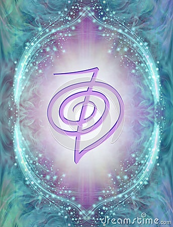 Reiki Symbol - Cho ku rei: The power symbol Stock Photo