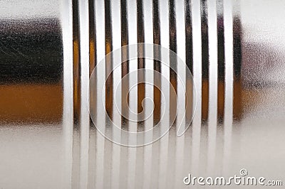 Embossed metal surface close-up Stock Photo