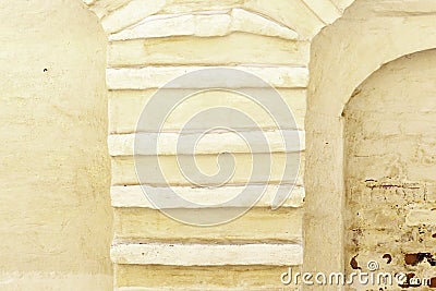 Embossed plaster Stock Photo