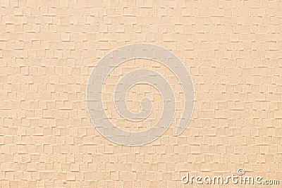 Embossed wallpaper in white creamy beige color Stock Photo