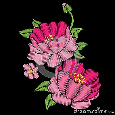 Embroidery Vector Illustration