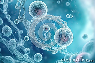 Embryonic stem cell Cartoon Illustration