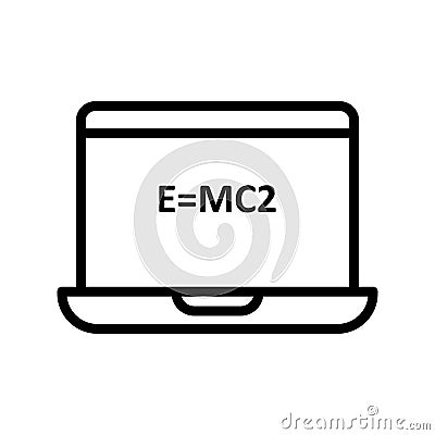 Emc2 Vector icon which can easily modify or edit Vector Illustration