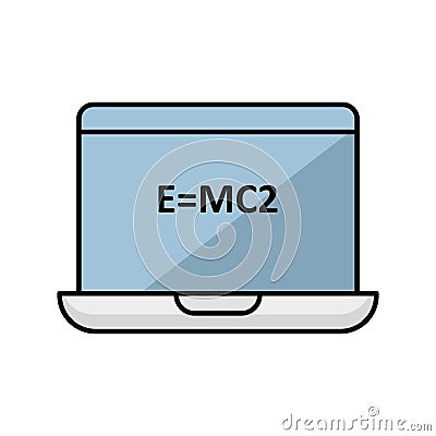 Emc2 Vector icon which can easily modify or edit Vector Illustration
