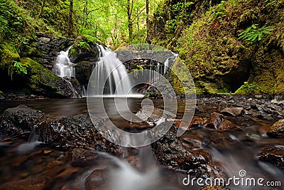 Emeral Falls along Gorton Creek Stock Photo