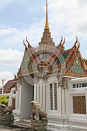 Emerald buddha temple Stock Photo