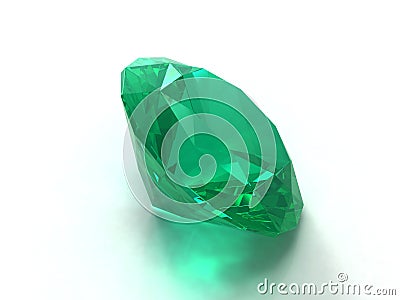 Emerald gemstone Stock Photo