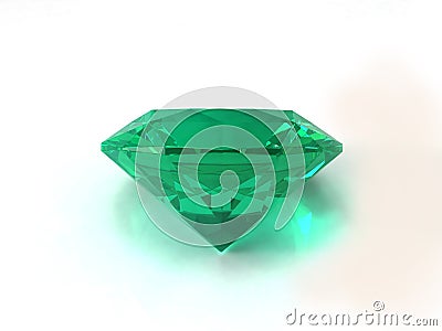 Emerald gemstone Stock Photo