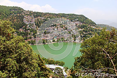 Emerald Green Lake Stock Photo