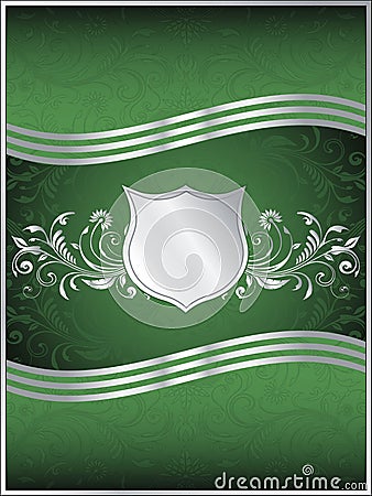 emerald green vector background template royalty free buiness card template