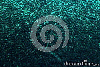 Emerald pentagon shape abstract on black background Stock Photo