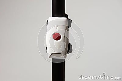 Emergency call button on a white background Stock Photo