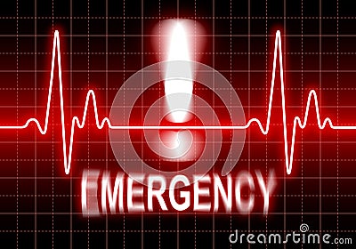 Emergency - heart problem Stock Photo
