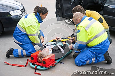 Emergency medical services Stock Photo