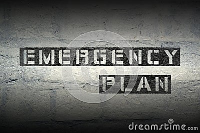 Emergency plan gr Stock Photo