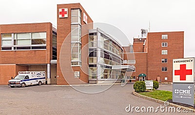 Emergency room entrance Columbia Memorial Hospital Editorial Stock Photo