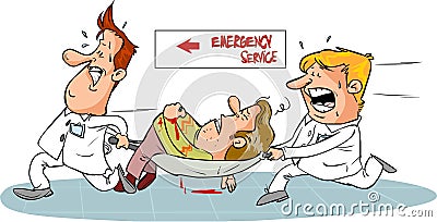 Emergency service Vector Illustration