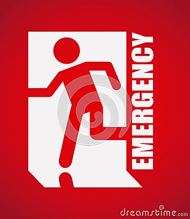 Emergency signal Vector Illustration